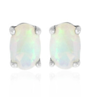 Welo Opal Silver Earrings