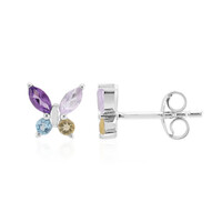 Amethyst Silver Earrings