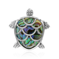 Abalone Shell Silver Pendant