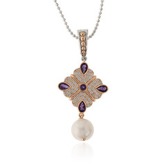 Freshwater pearl Silver Necklace (Dallas Prince Designs)