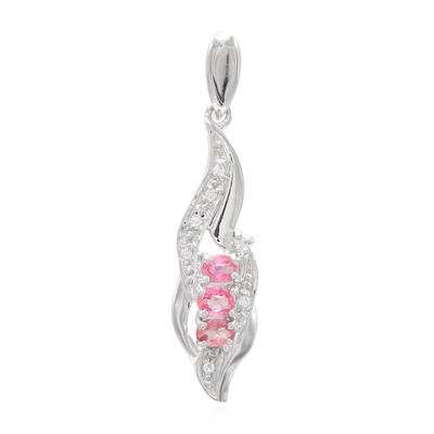 Padparadscha Sapphire Silver Pendant