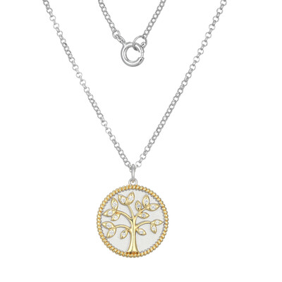 Zircon Silver Necklace