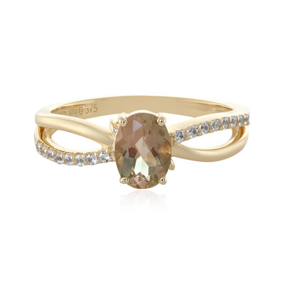 9K Oregon Sunstone Gold Ring