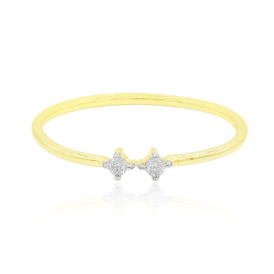 9K SI1 (G) Diamond Gold Ring (Annette)
