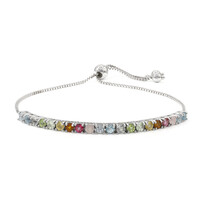 Swiss Blue Topaz Silver Bracelet