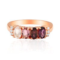 Rhodolite Silver Ring