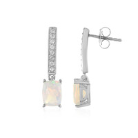 Welo Opal Silver Earrings
