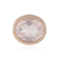Rose Quartz Silver Pendant