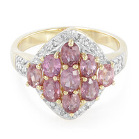 18K Unheated Padparadscha Sapphire Gold Ring (AMAYANI)