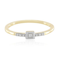 9K SI1 (H) Diamond Gold Ring