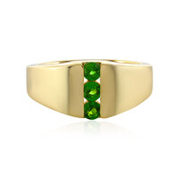 Russian Diopside Silver Ring