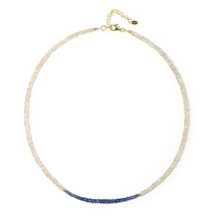 Blue Sapphire Silver Necklace