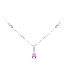 14K Pink Sapphire Gold Necklace (CIRARI)