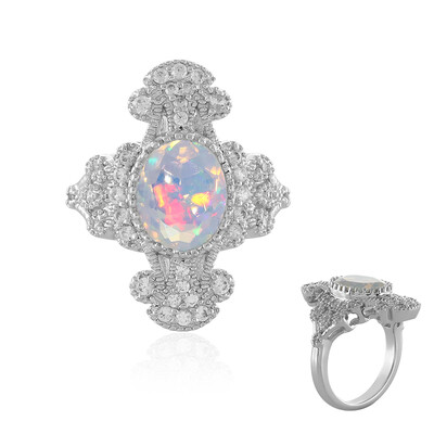 Welo Opal Silver Ring