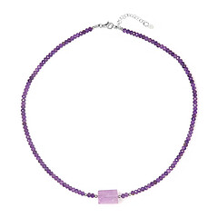 Amethyst Silver Necklace