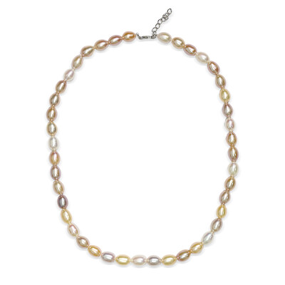 Freshwater pearl Silver Necklace (TPC)