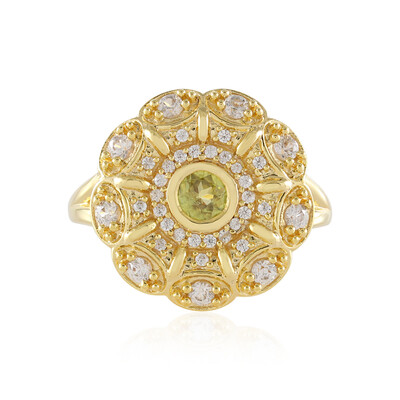 Sphene Silver Ring