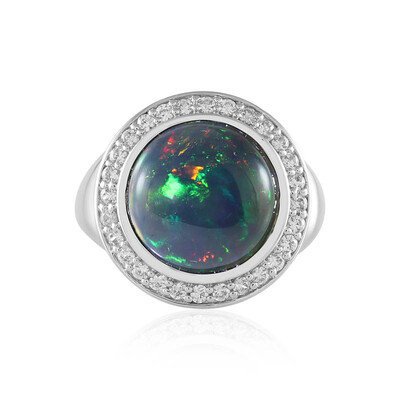 Mezezo Opal Silver Ring