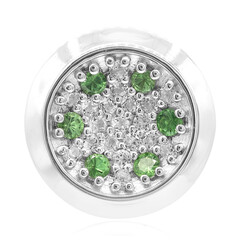 Tsavorite Silver Pendant