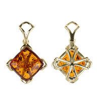 Baltic Amber Silver Pendant