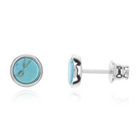 Turquoise Silver Earrings