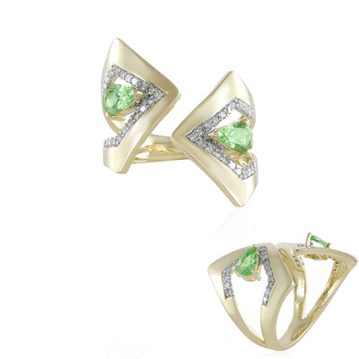 9K Tsavorite Gold Ring (de Melo)