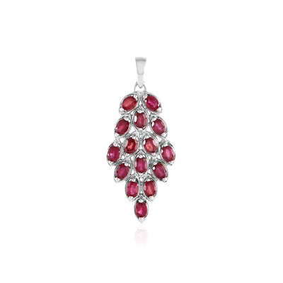 Madagascar Ruby Silver Pendant