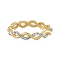 White Topaz Silver Ring