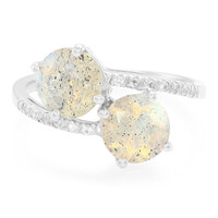 Romanian Spectrolite Silver Ring