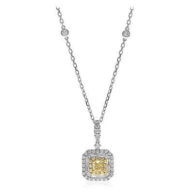 14K SI2 Yellow Diamond Gold Necklace (CIRARI)