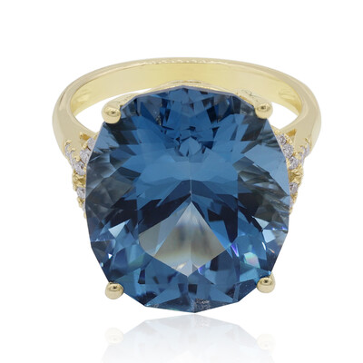 14K London Blue Topaz Gold Ring