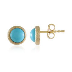 Sleeping Beauty Turquoise Silver Earrings (Faszination Türkis)