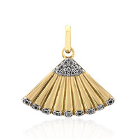 I2 (I) Diamond Silver Pendant