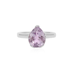 Rose de France Amethyst Silver Ring