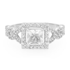 Petalite Silver Ring