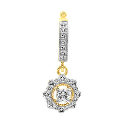 9K SI1 (G) Diamond Gold Pendant (Annette)