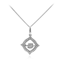 14K SI1 (H) Diamond Gold Necklace (CIRARI)