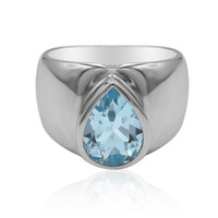 Sky Blue Topaz Silver Ring