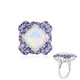 Welo Opal Silver Ring (Adela Silber)
