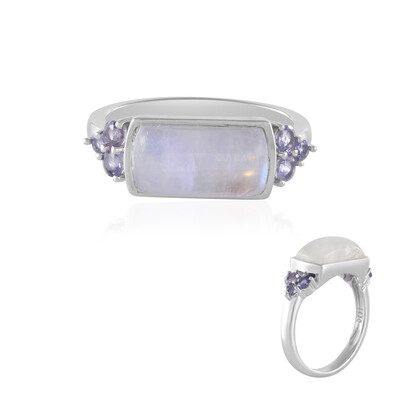 Blue Moonstone Silver Ring (KM by Juwelo)