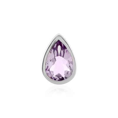 Rose de France Amethyst Silver Pendant (MONOSONO COLLECTION)