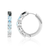London Blue Topaz Silver Earrings