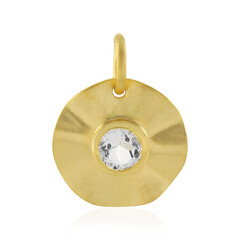 White Quartz Silver Pendant