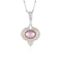 Pink Mabe Pearl Silver Necklace (Dallas Prince Designs)