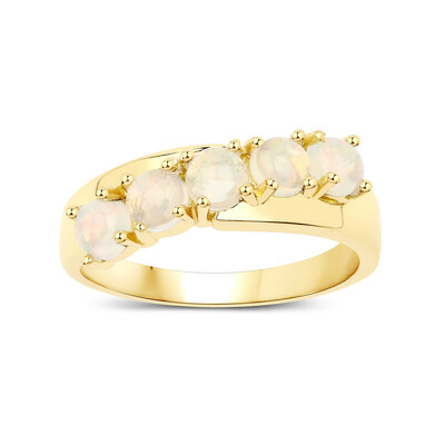 Welo Opal Silver Ring