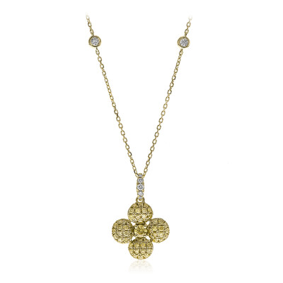 14K SI2 Yellow Diamond Gold Necklace (CIRARI)