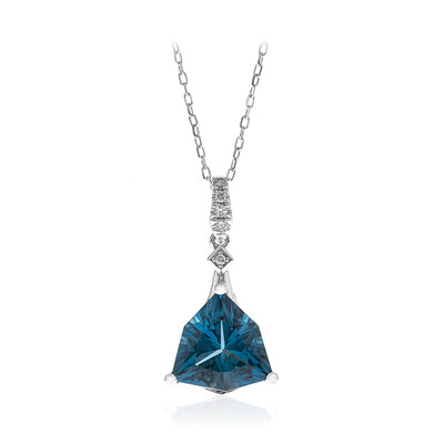 14K London Blue Topaz Gold Necklace