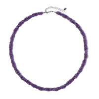 Amethyst Silver Necklace