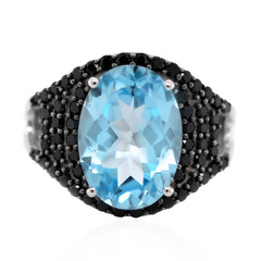 Sky Blue Topaz Silver Ring