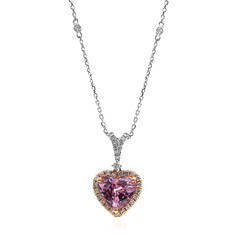 18K Pink Burmese Spinel Gold Necklace (CIRARI)